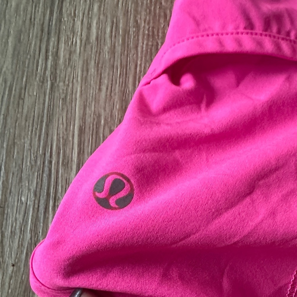 lululemon athletica Pink and Gray Women's Athletic Shorts - Picture 5 of 6
